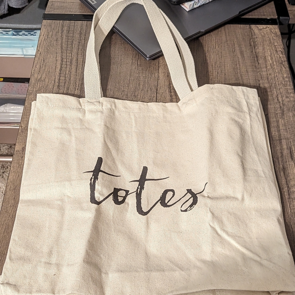 2 For $5 Item: Jo Ann's Large Burlap Tote Bag New!